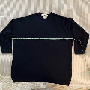 Mondi Navy Crew Neck Sweater